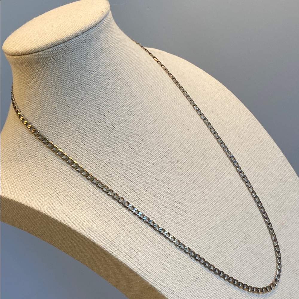 Sterling Silver Chain Necklace 20”